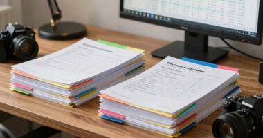 organize financial confirmation records