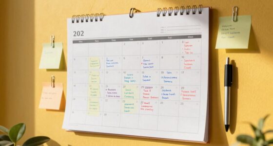 organized family deadline planning