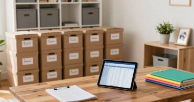 organized home inventory planning