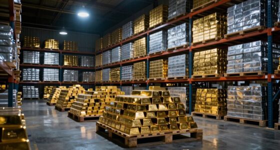 precious metals warehouse stocks