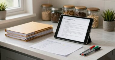 prepare household document sharing