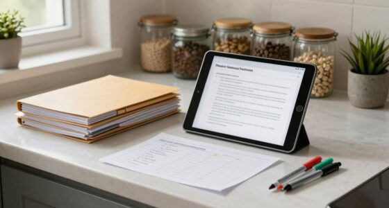 prepare household document sharing