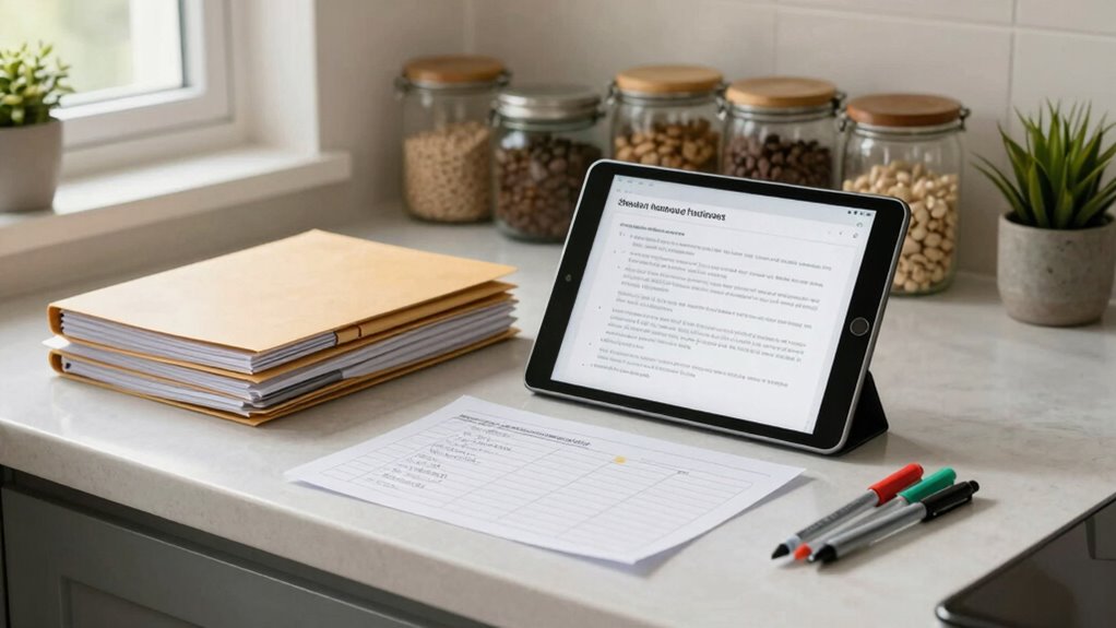 prepare household document sharing