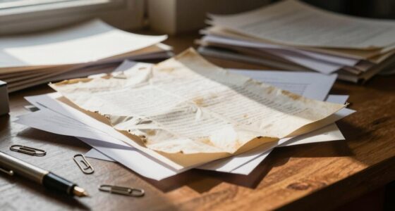 prioritize critical paper documentation