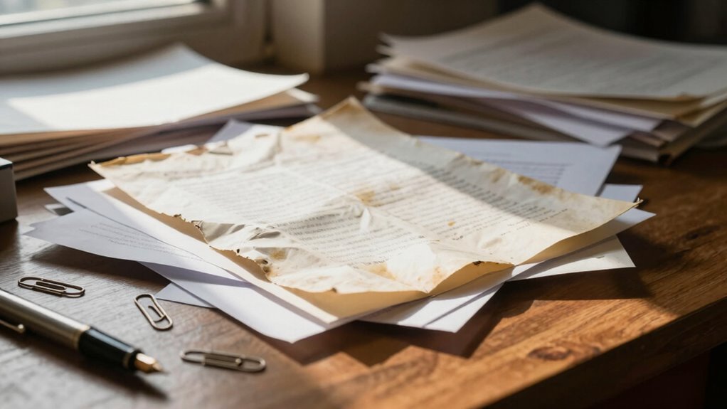 prioritize critical paper documentation