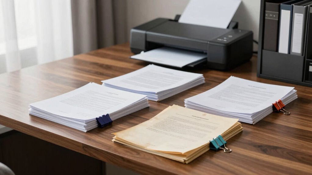 secure storage of original documents