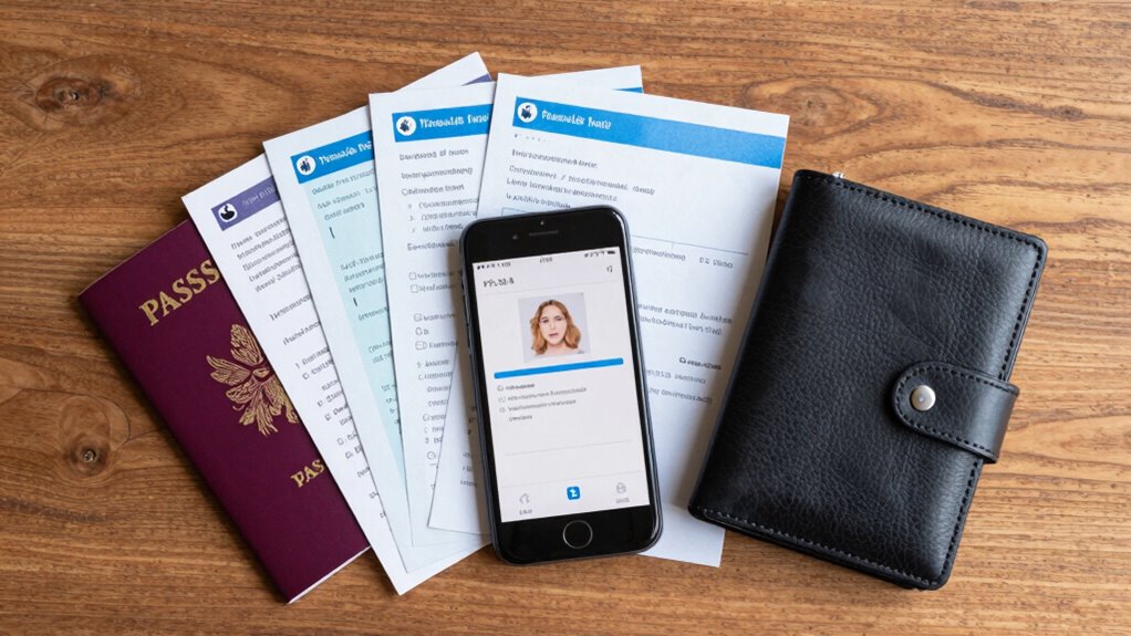 secure travel document backups