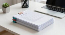 securely safeguarding financial papers