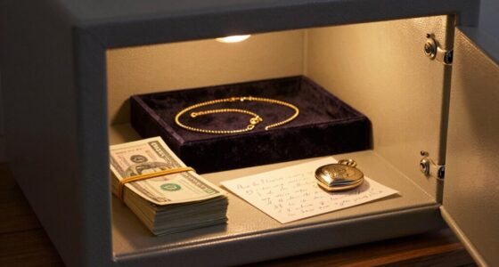 small safes prevent clutter