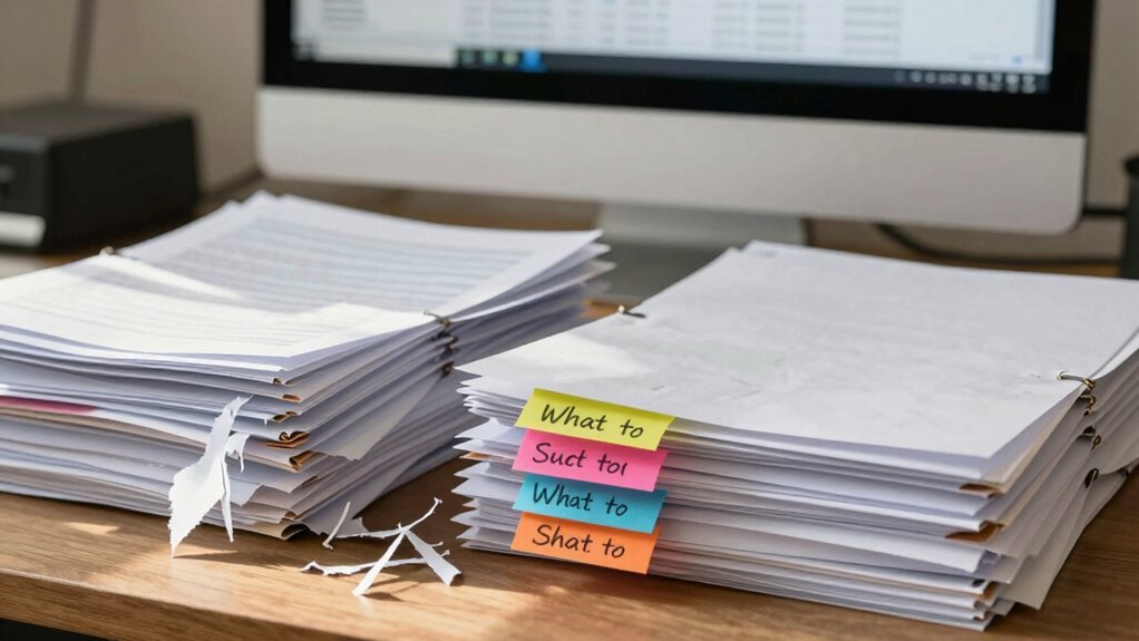 sort shred protect organize