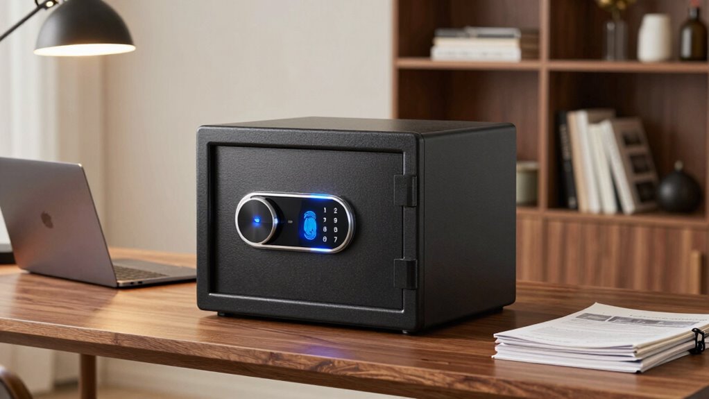 top large biometric safes