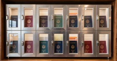 top passport lockable cabinets