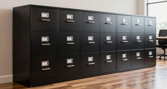 top two drawer locking cabinets