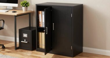 using fireproof cabinets saves