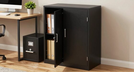 using fireproof cabinets saves